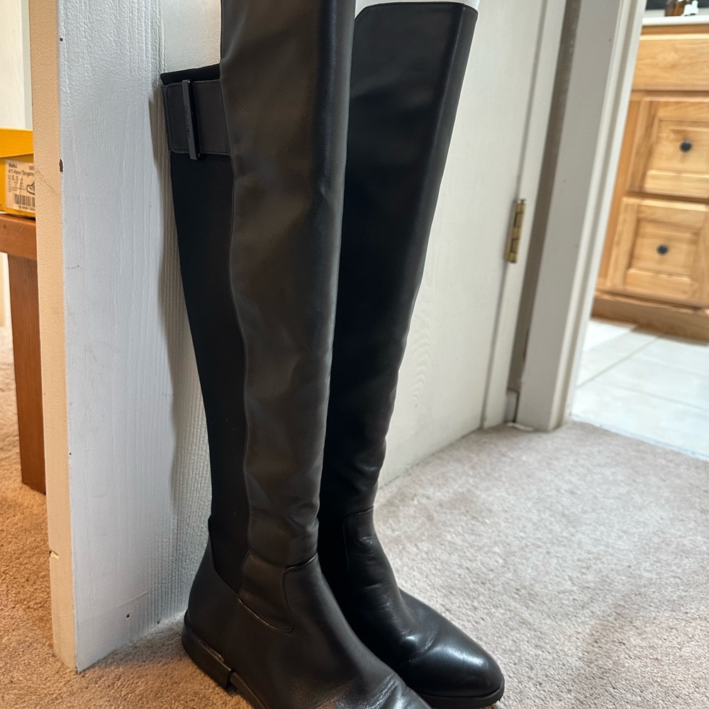 Calvin Klein Black Over-the-Knee Boots